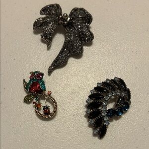 Three Brooch Set, Great for Gifting